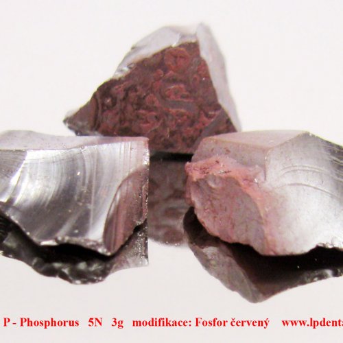 Fosfor - P - Phosphorus  Red phosphorus pieces
