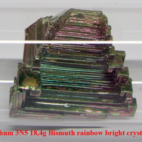 Bismut - Bi - Bismuthum 3N5 18,4g Bismuth rainbow bright crystal..jpg