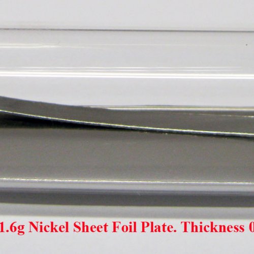 Nikl - Ni - Niccolum 3N 1.6g Nickel Sheet Foil Plate. Thickness 0,3mm. 2.jpg