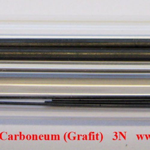 Uhlík - C - Carboneum-grafit. Carbon rods