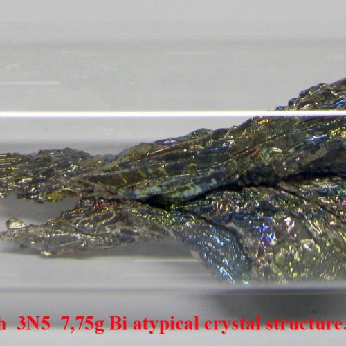 Bismut-Bi-Bismuth  3N5  7,75g Bi atypical crystal structure..jpg