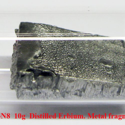 Erbium - Er - Erbium   3N8  10g  Distilled Erbium. Metal fragment. 1.jpg