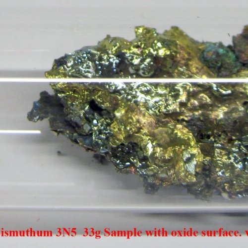 Bismut - Bi - Bismuthum 3N5  33g Sample with oxide surface..jpg