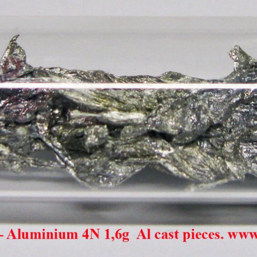 Hliník - Al - Aluminium 4N 1,6g  Al cast pieces..jpg
