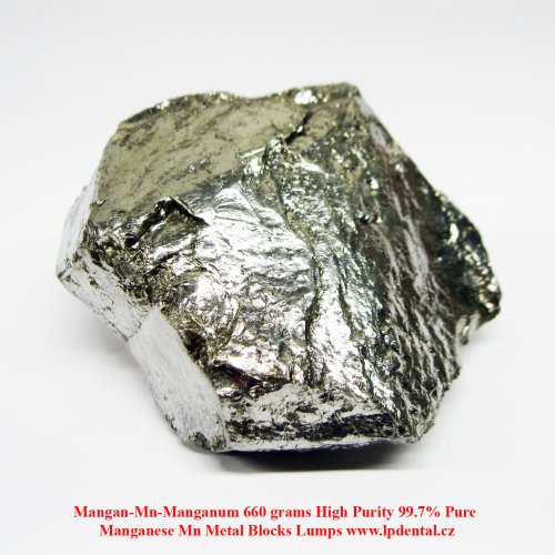 Mangan-Mn-Manganum 660 grams High Purity 99.7% Pure Manganese Mn Metal Blocks Lumps 1.jpg