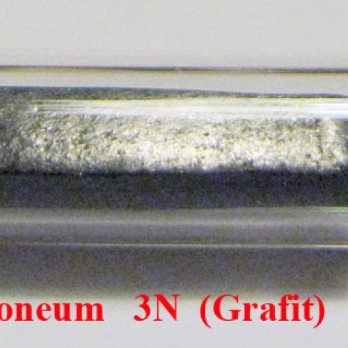 Uhlík - C - Carboneum Sample-glossy surface.
