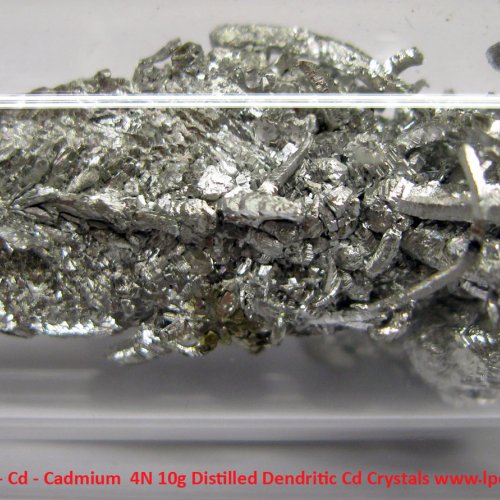 Kadmium - Cd - Cadmium  4N 10g Distilled Dendritic Cd Crystals 4.jpg