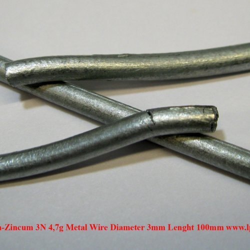 Zinek-Zn-Zincum 3N 4,7g Metal Wire Diameter 3mm Lenght 100mm.jpg