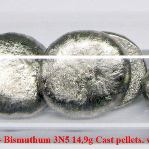 Bismut - Bi - Bismuthum 3N5 14,9g Cast pellets..jpg