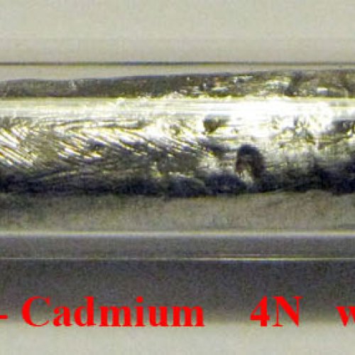 Kadmium - Cd - Cadmium Sample-rough surface.
