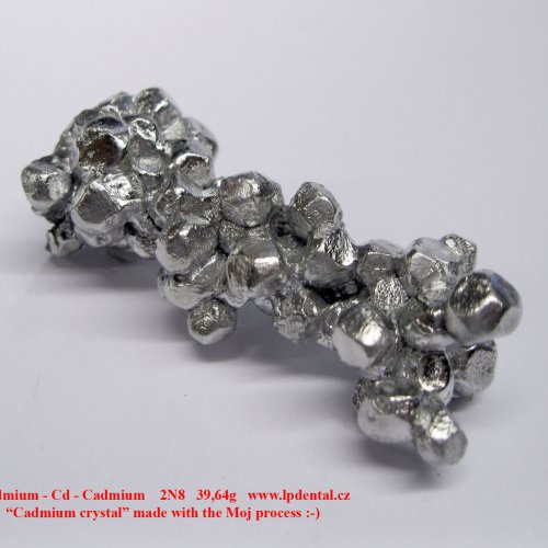 Kadmium-Cd-Cadmium crystal made with the Moj process 6.jpg