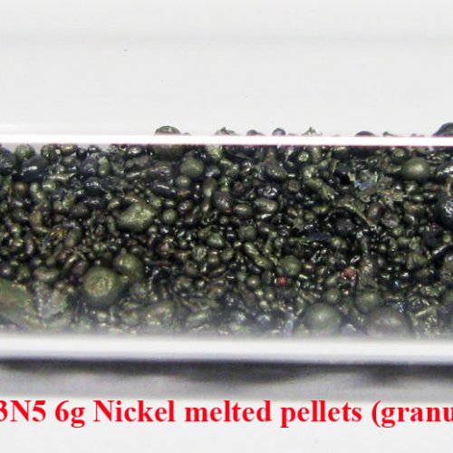 Nikl - Ni - Niccolum 3N5 6g Nickel melted pellets (granules).jpg