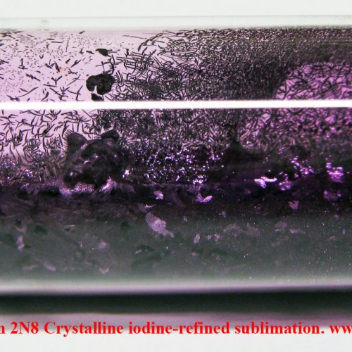 Jod - I - Iodum 2N8 Crystalline iodine-refined sublimation. 3.jpg