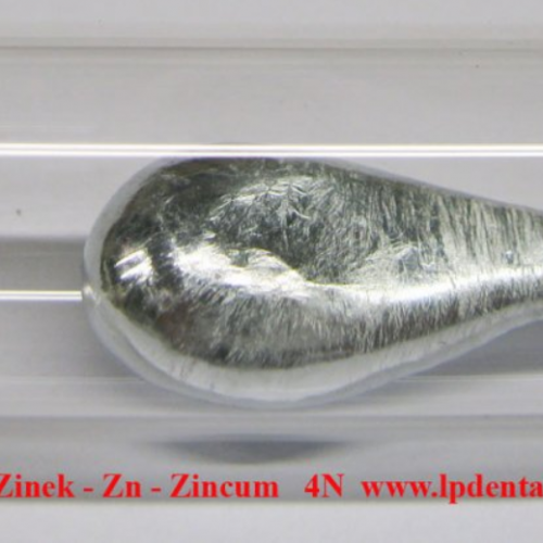 Zinek - Zn - Zincum 4N  Zinc melted pellet with oxide-free sufrace.