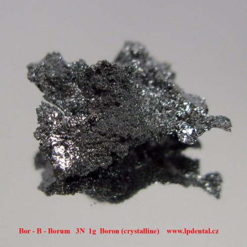 Bor - B - Borum   3N  1g  Boron (crystalline)6.jpg