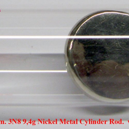 Nikl - Ni - Niccolum. 3N8 9,4g Nickel Metal Cylinder Rod..jpg