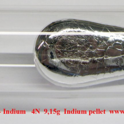 Indium - In - Indium 4N 9,15g Indium pellet-Metal piece