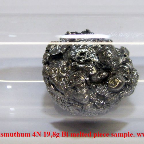 Bismut - Bi - Bismuthum 4N 19,8g Bi melted piece sample. 1.jpg