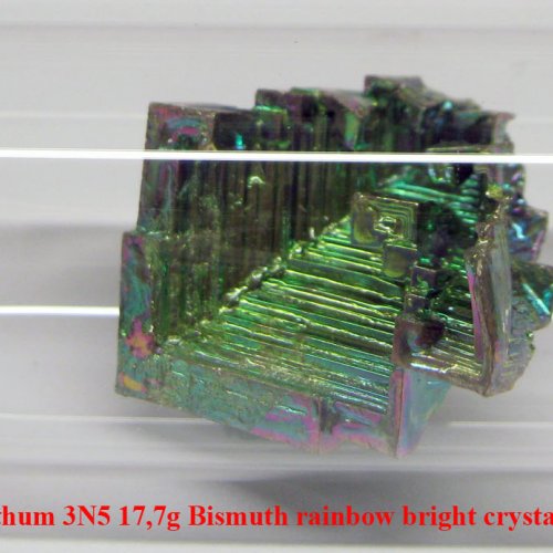 Bismut - Bi - Bismuthum 3N5 17,7g Bismuth rainbow bright crystal..jpg