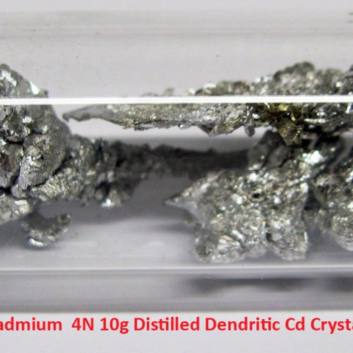 Kadmium - Cd - Cadmium  4N 10g Distilled Dendritic Cd Crystals 1.jpg